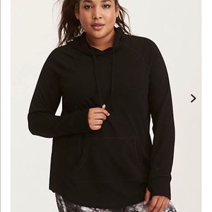 Torrid black pullover active hoodie